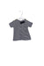 A Navy Short Sleeve T Shirts from Petit Bateau in size 12-18M for girl. (Front View)