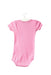 A Pink Short Sleeve Bodysuits from Petit Bateau in size 3-6M for girl. (Back View)