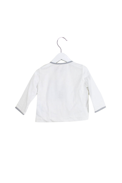 A White Cardigans from Nicholas & Bears in size 6-12M for neutral. (Front View)