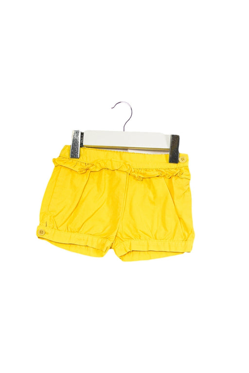 A Yellow Shorts from Il Gufo in size 3-6M for girl. (Front View)