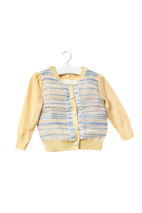A Beige Cardigans from Nicholas & Bears in size 6-12M for girl. (Front View)