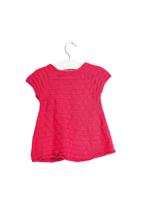 A Pink Cardigans from Monsoon in size 3-6M for girl. (Back View)