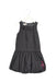 A Grey Sleeveless Dresses from La Compagnie des Petits in size 3T for girl. (Front View)
