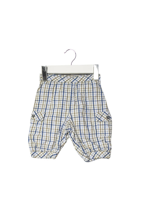 A Blue Casual Pants from Jacadi in size 0-3M for boy. (Front View)