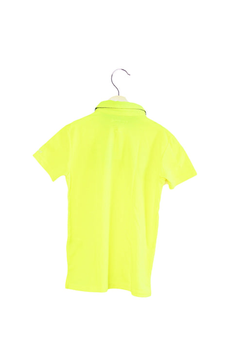 A Yellow Short Sleeve Polos from Le Coq Sportif in size 10Y for boy. (Back View)