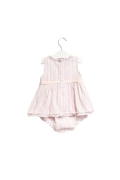 A Blue Dress Sets from Chickeeduck in size 6-12M for girl. (Back View)