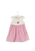 A Pink Sleeveless Dresses from Nicoletta Fanna in size 6-12M for girl. (Front View)