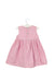 A Pink Sleeveless Dresses from Nicoletta Fanna in size 6-12M for girl. (Front View)