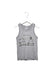 A Grey Sleeveless Tops from Petit Bateau in size 8Y for girl. (Front View)