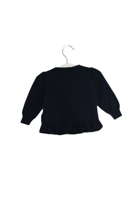 A Navy Cardigans from Ralph Lauren in size 3-6M for girl. (Back View)