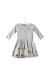 A Grey Long Sleeve Dresses from Seed in size 6-12M for girl. (Front View)