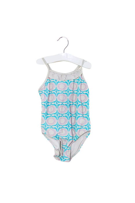 A Blue Swimsuits from Snapper Rock in size 4T for girl. (Front View)