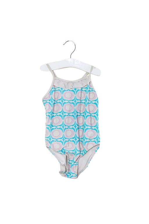 A Blue Swimsuits from Snapper Rock in size 4T for girl. (Front View)