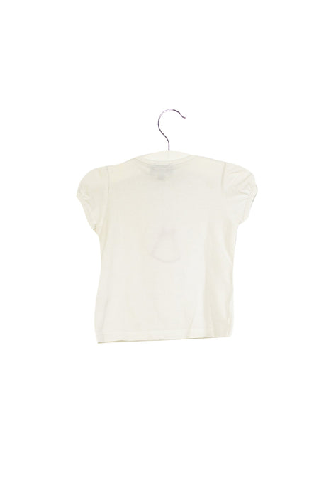 A White Short Sleeve T Shirts from Paul Smith in size 3-6M for girl. (Back View)