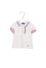 A White Short Sleeve Polos from Nicholas & Bears in size 6-12M for girl. (Front View)