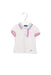 A White Short Sleeve Polos from Nicholas & Bears in size 6-12M for girl. (Front View)