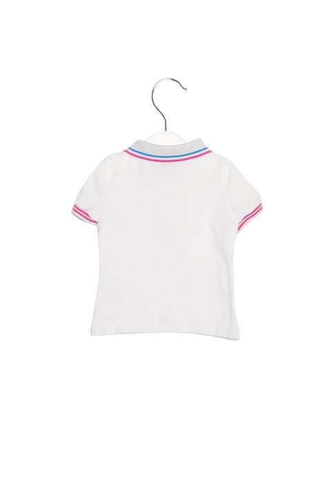 A White Short Sleeve Polos from Nicholas & Bears in size 6-12M for girl. (Back View)