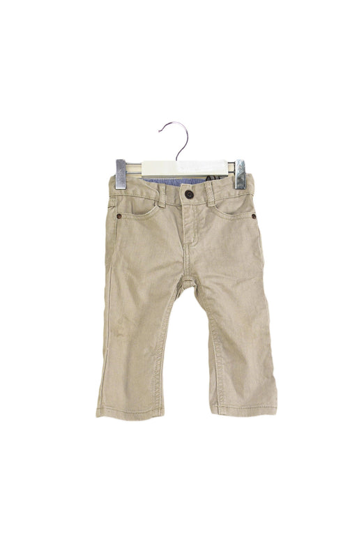 A Beige Casual Pants from Jacadi in size 6-12M for boy. (Front View)