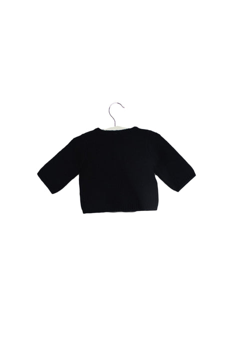 A Navy Cardigans from Jacadi in size 0-3M for girl. (Back View)