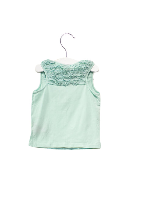 A Green Sleeveless Tops from Miss Blumarine in size 18-24M for girl. (Back View)