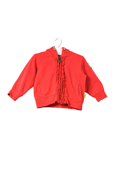 A Pink Lightweight Jackets from Steiff in size 0-3M for girl. (Front View)