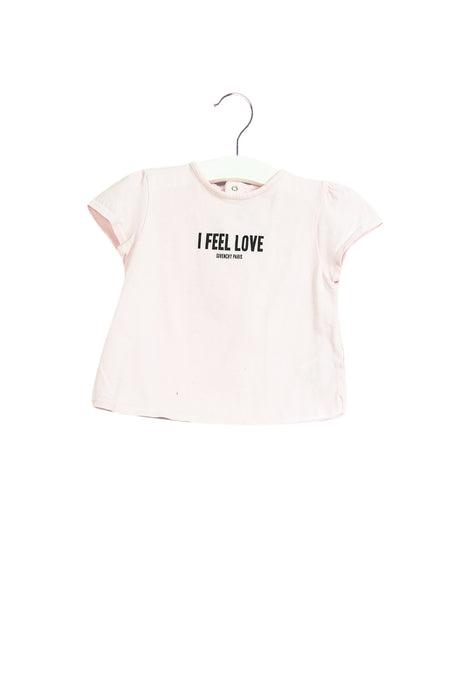 A Pink Short Sleeve T Shirts from Givenchy in size 12-18M for girl. (Back View)