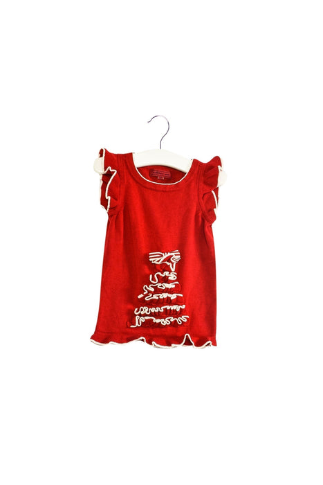 A Red Sleeveless Tops from Nicholas & Bears in size 2T for girl. (Front View)