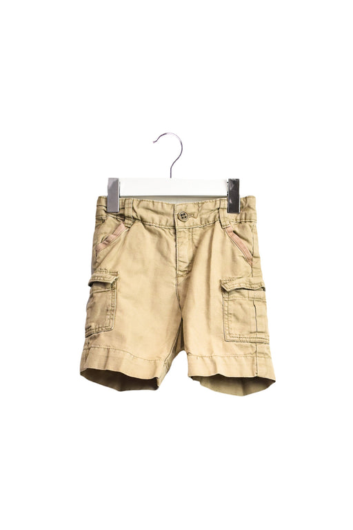 A Brown Shorts from Jacadi in size 6-12M for boy. (Front View)
