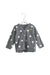 A Grey Cardigans from X-girl in size 6-12M for girl. (Front View)