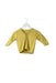 A Yellow Cardigans from Petit Bateau in size 0-3M for girl. (Front View)