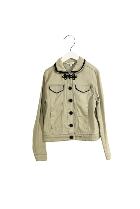 A Grey Lightweight Jackets from Little Marc Jacobs in size 8Y for girl. (Front View)