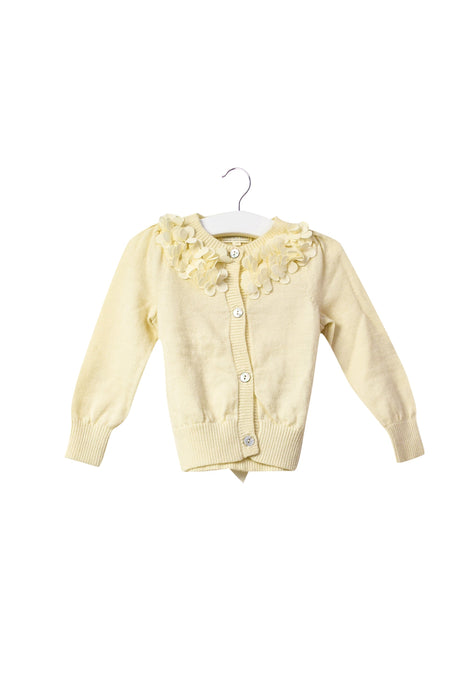 A Yellow Cardigans from Nicholas & Bears in size 12-18M for girl. (Front View)