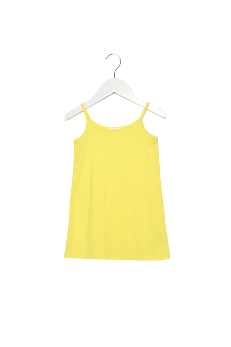 A Yellow Sleeveless Tops from Chloe in size 2T for girl. (Front View)