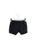 A Navy Shorts from Petit Bateau in size 3-6M for girl. (Front View)