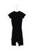 A Black Short Sleeve Rompers from Nununu in size 3T for girl. (Back View)