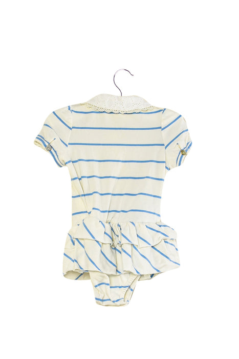 A White Short Sleeve Dresses from Nicholas & Bears in size 3-6M for girl. (Front View)