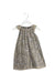 A Grey Sleeveless Dresses from Bonpoint in size 2T for girl. (Back View)