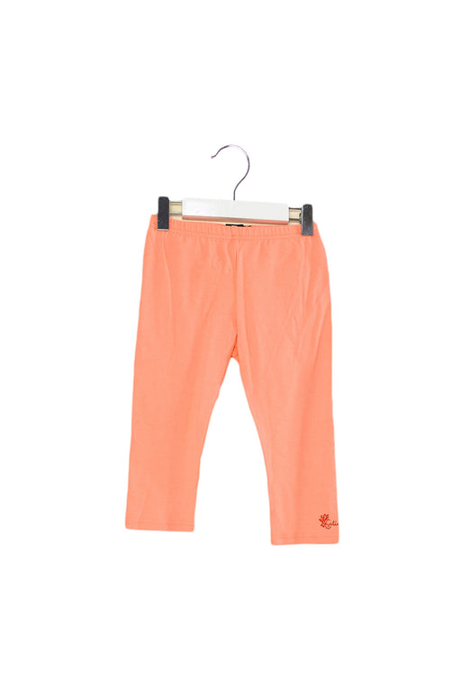 A Orange Leggings from Catimini in size 5T for girl. (Front View)