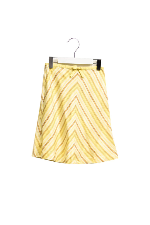 A Yellow Mid Skirts from Nicholas & Bears in size 6T for girl. (Front View)
