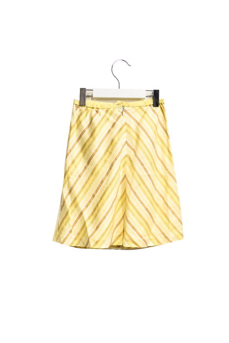 A Yellow Mid Skirts from Nicholas & Bears in size 6T for girl. (Back View)