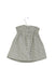 A Grey Short Sleeve Dresses from The Little White Company in size 3-6M for girl. (Back View)