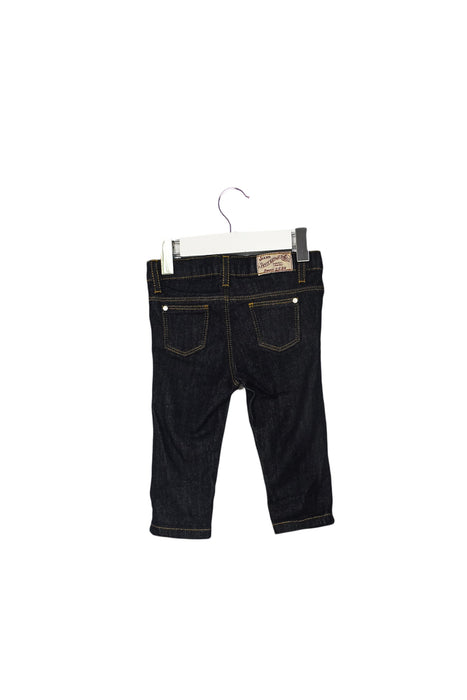 A Navy Jeans from Petit Bateau in size 3-6M for boy. (Back View)