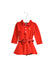 A Red Bloomers from Ralph Lauren in size 6-12M for girl. (Front View)