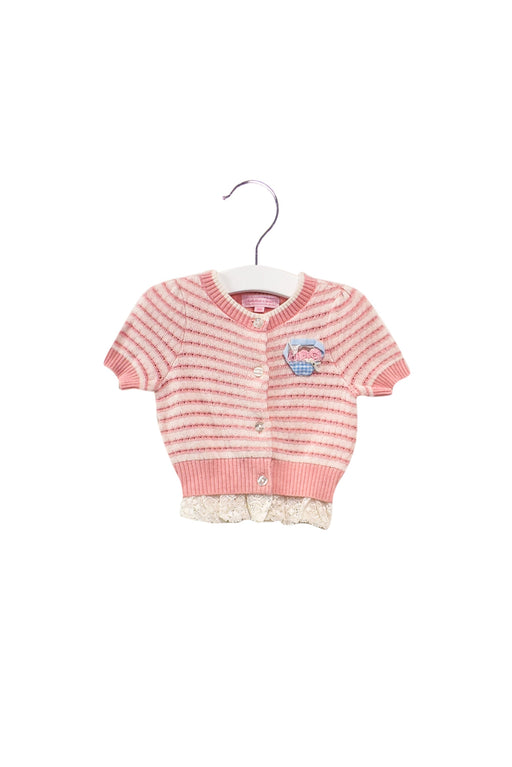 A Pink Cardigans from Nicholas & Bears in size 6-12M for girl. (Front View)