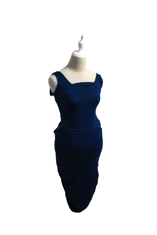 A Blue Sleeveless Dresses from Isabella Oliver in size XS for maternity. (Front View)