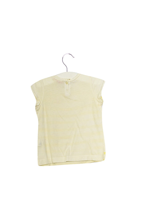 A Yellow Short Sleeve T Shirts from Bonpoint in size 6-12M for girl. (Back View)