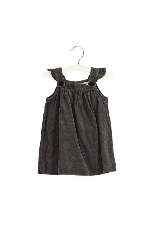 A Grey Sleeveless Dresses from Bonpoint in size 6-12M for girl. (Front View)