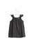 A Grey Sleeveless Dresses from Bonpoint in size 6-12M for girl. (Back View)