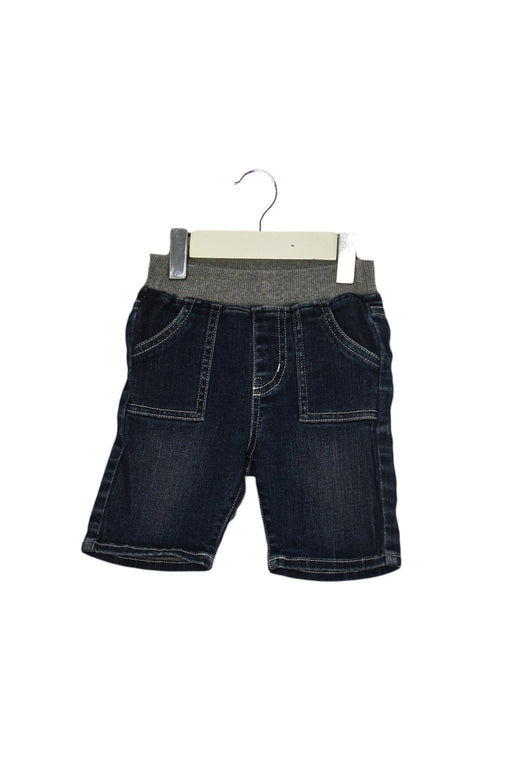 A Blue Shorts from Miki House in size 12-18M for girl. (Front View)