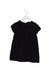 A Navy Short Sleeve Dresses from Jacadi in size 18-24M for girl. (Front View)
